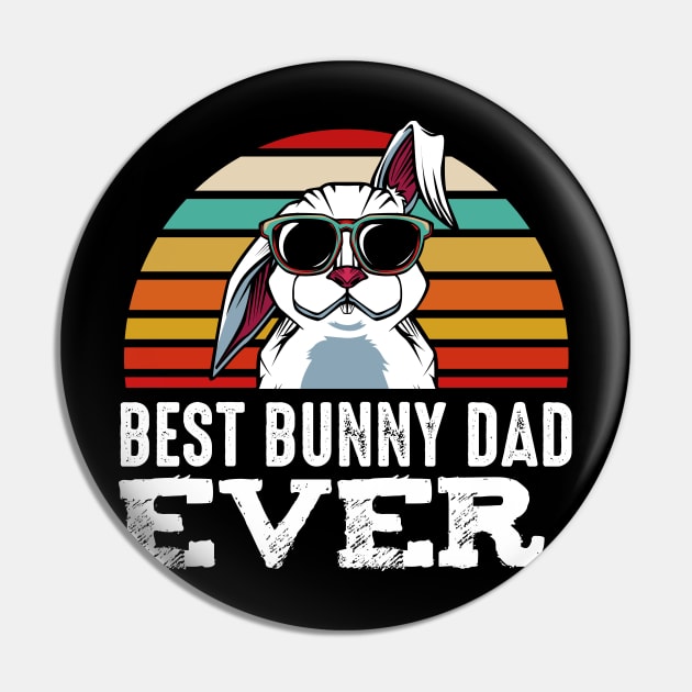 Best Bunny Dad Ever - Floppy Eared Father's Day Pin by Lumio Gifts