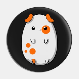 Cute guinea pig with orange and white fur, kawaii guinea pig, guinea pig, Pin