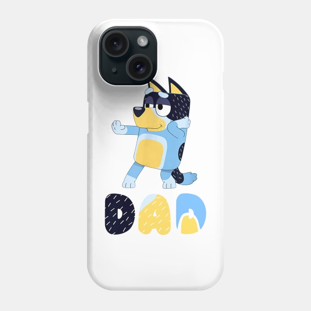 Bluey and Bingo tv show Phone Case by Justine Nolanz