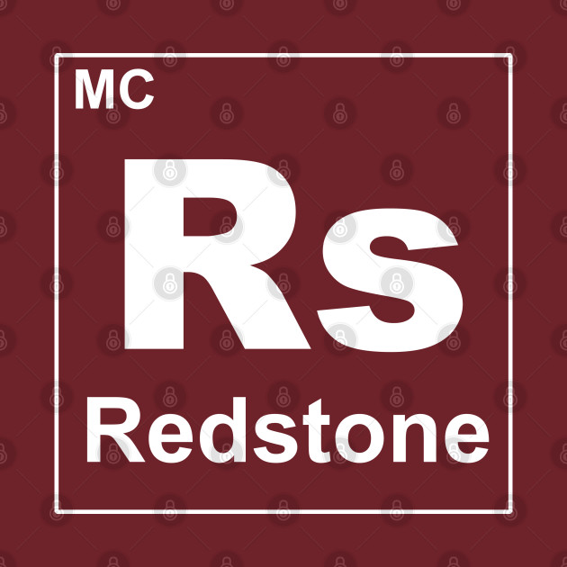 Redstone periodic symbol from Minecraft - Minecraft - Phone Case