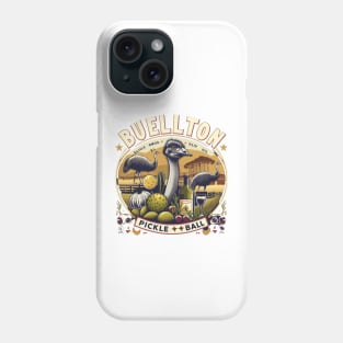 Buellton Pickleball Ostrich Emu Design Phone Case