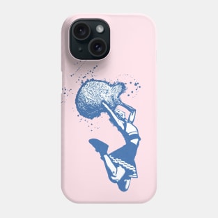 Cheeleader jumping with pom poms - 03 Phone Case