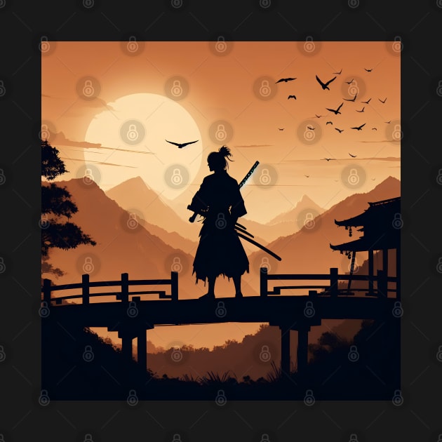 Samurai Silhouette #10 by kreasioncom