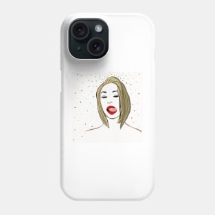 sexy female portrait of woman Phone Case