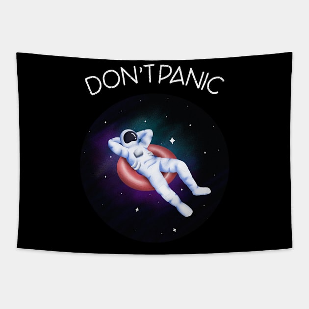 Don't panic Tapestry by StarWheel