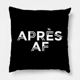 Apres Af Skiing Ski Snowboarding Winter Sports Ice Pillow