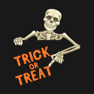 Trick Or Treat Skeleton Tee Shirt T-Shirt