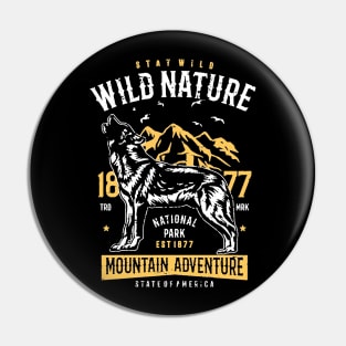 Wild Nature Mountain Pin