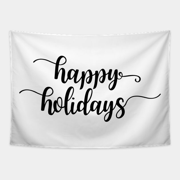 Happy Holidays Tapestry by swagmaven