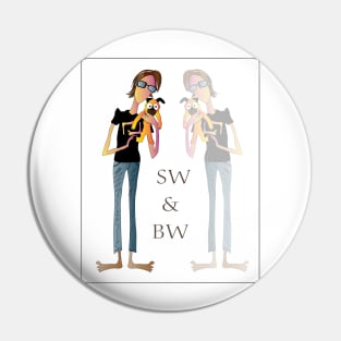 SW & BW Digital Pin