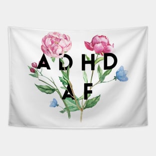 ADHD Tee. Floral Design Tapestry