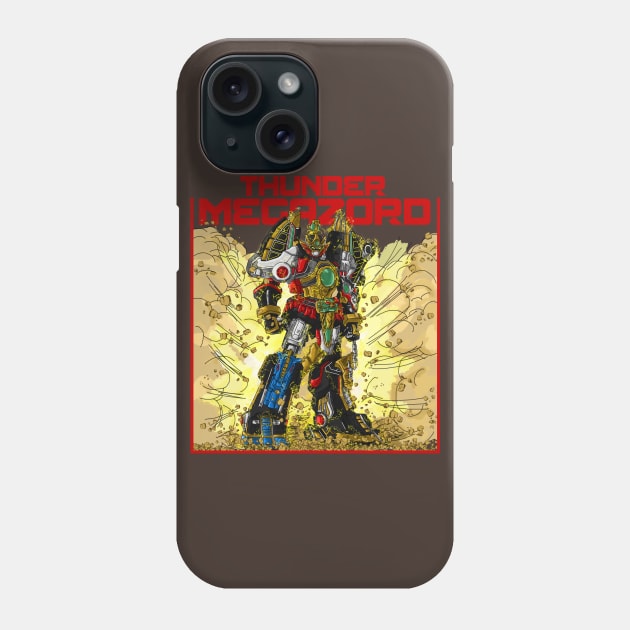 Thunder Megazord Phone Case by CoretanVector