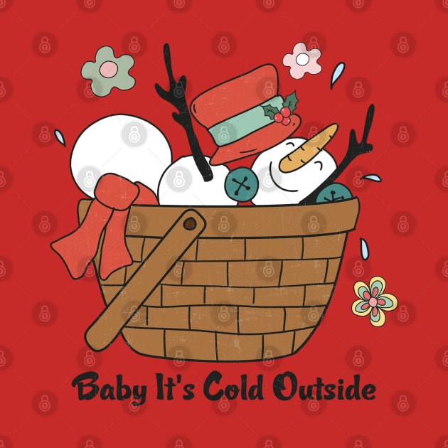 Baby Snowman It's Cold Outside by Pop Cult Store