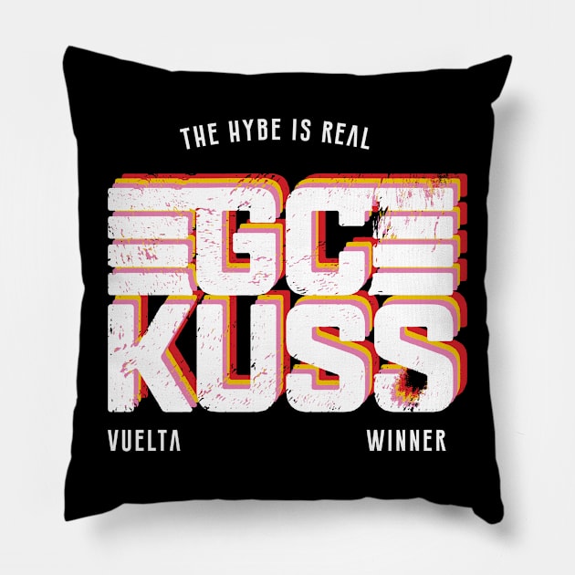 Gc Kuss Grunge Pillow by Doxie Greeting