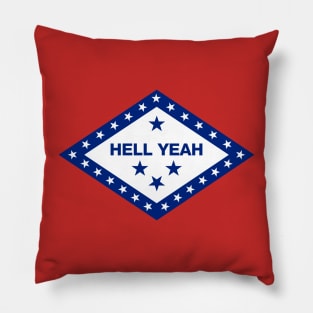 Hell Yeah Arkansas Pillow