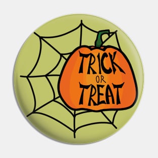 Trick or treat Halloween Pin