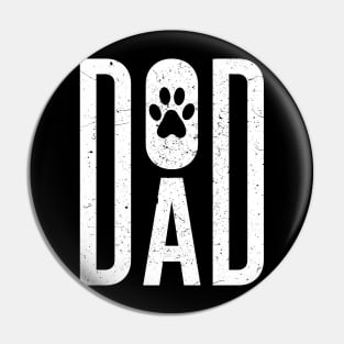 Dog Dad - Funny Dog Paw Pin