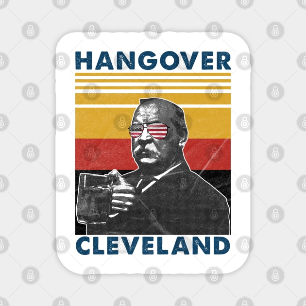Hangover Cleveland Magnet by Cooldruck