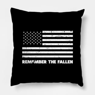 Remember The Fallen - American USA Flag Pillow