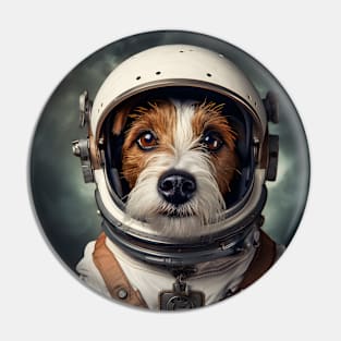 Astro Dog - Russell Terrier Pin