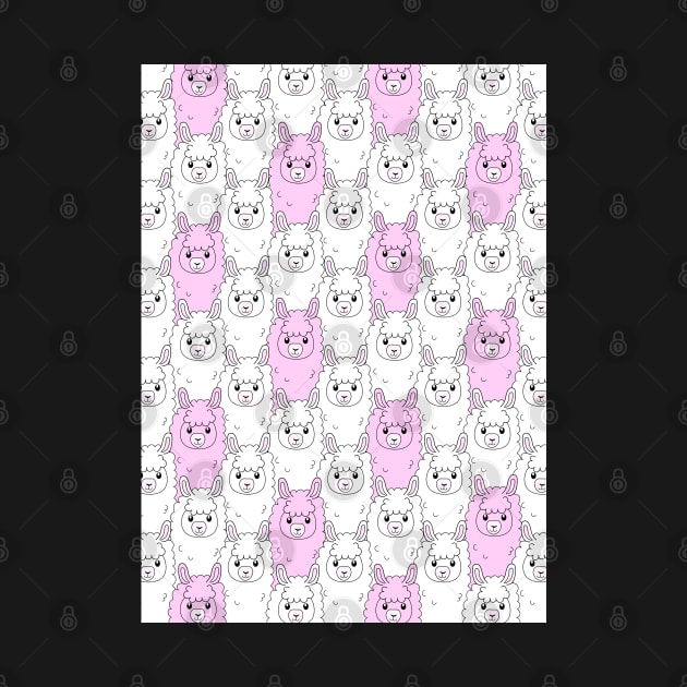 Cute llaama pattern by Purrfect