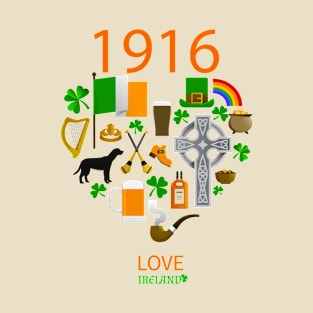 1916, Love Ireland T-Shirt