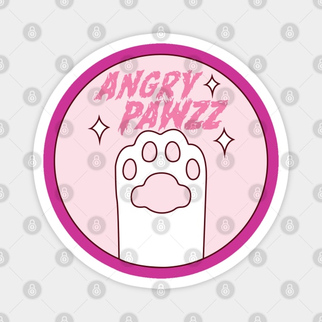 Angrypawzz Original Logo Magnet by Angrypawzz