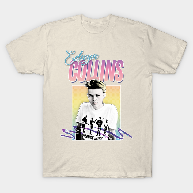 Edwyn Collins / Orange Juice 80s Styled Tribute Design - Orange Juice - T-Shirt