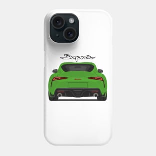 Rear Supra 5th Generation GR A90 green Phone Case