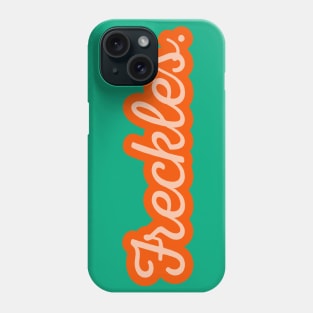 Freckles. orange Phone Case