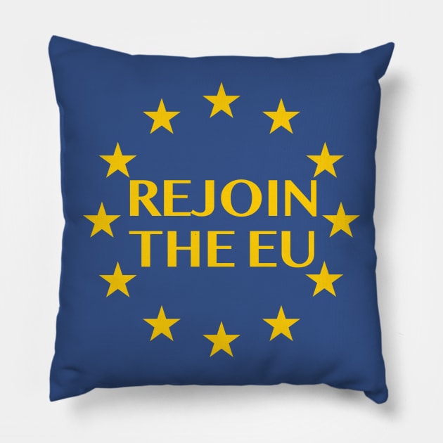 Rejoin the EU Brexit Pillow by bullshirter