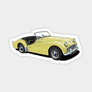 Triumph TR3 in yellow Magnet