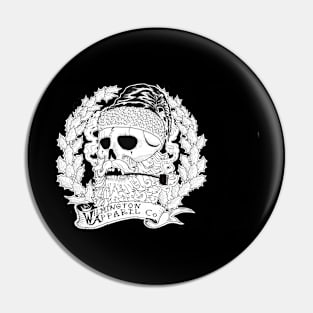 Santa Skull Pin