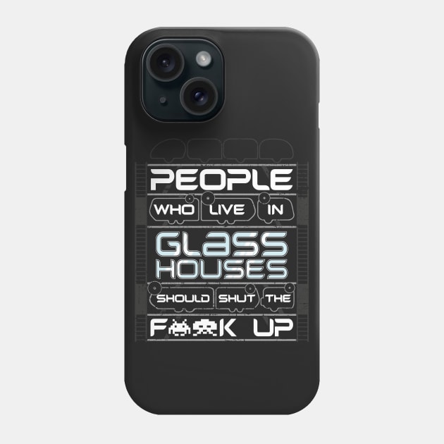 Glass Houses Phone Case by TrulyMadlyGeekly