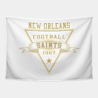 Retro New Orleans Saints Tapestry