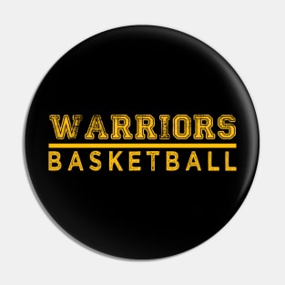 Awesome Basketball Warriors Proud Name Vintage Beautiful Team Pin