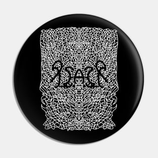 P.E.A.C.E. In Negative Space Pin