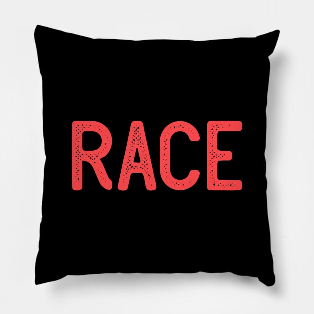 Race Pillow by ShirtyLife