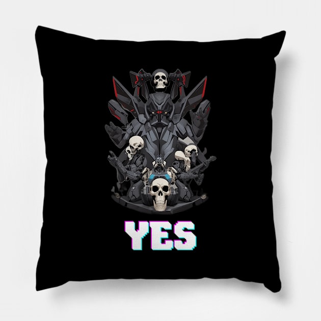 Yes Pillow by Maheswara.Momocats