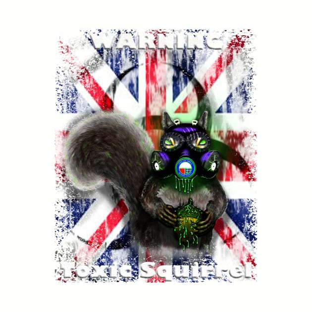 Union Jack Toxic Squirrel by asaiphoto