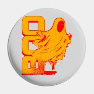 Ghost Of Disapproval - Orange Clean V.1 Pin