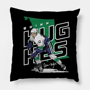 quinn hughes Pillow