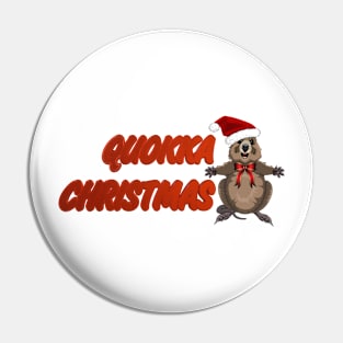 Quokka Christmas Pin