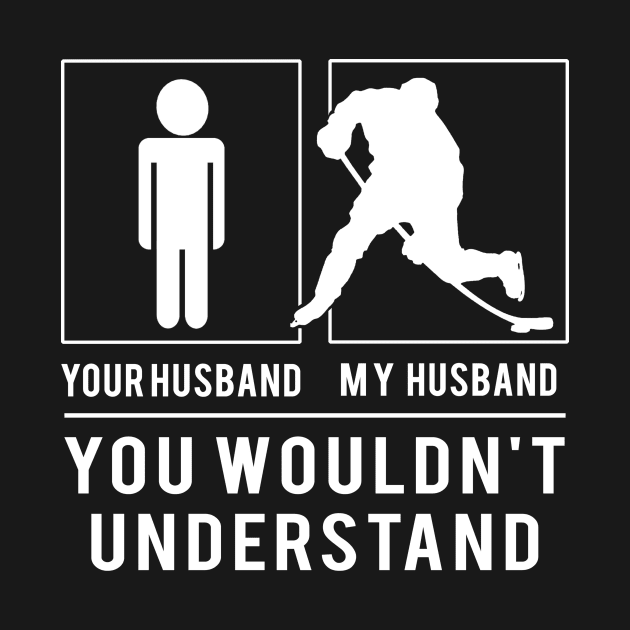 Score Big with Laughter! Hockey Your Husband, My Husband - A Tee That's a Slapshot of Humor! by MKGift