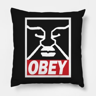 OBEY STICKERFACE (BLACK) Pillow