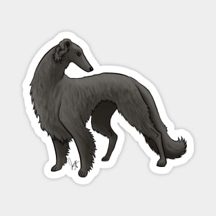 Dog - Borzoi - Black Magnet