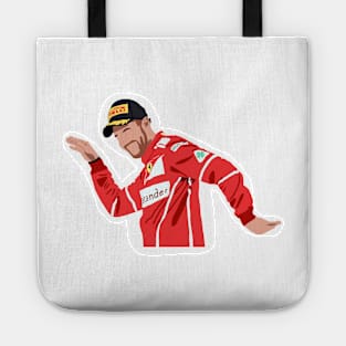 Sebastian Vettel dance podium celebration Tote