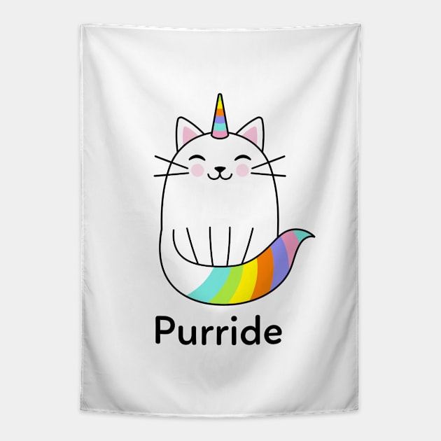 Purride - Cat Pride Tapestry by cheesefries