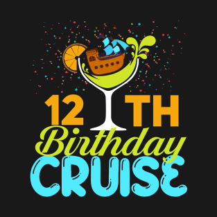 Funny 12th Birthday Cruise T-Shirt
