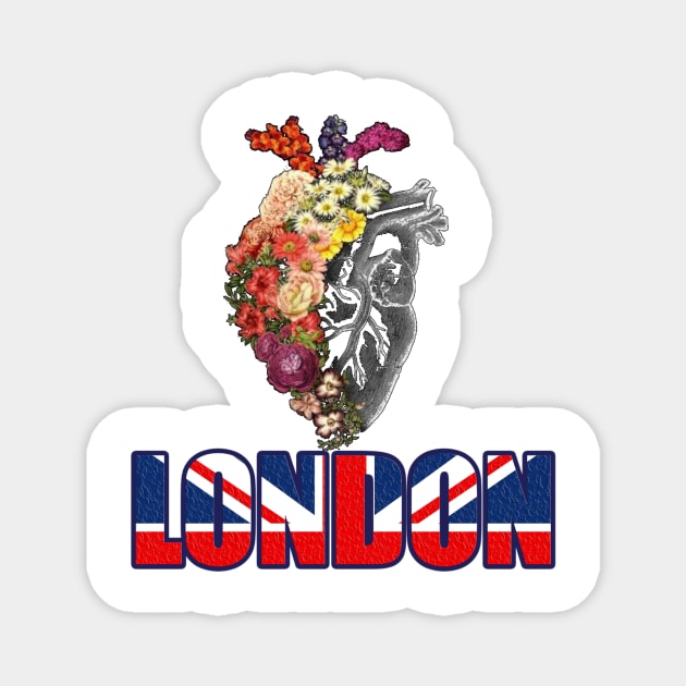 London In my Heart Magnet by t-shiit